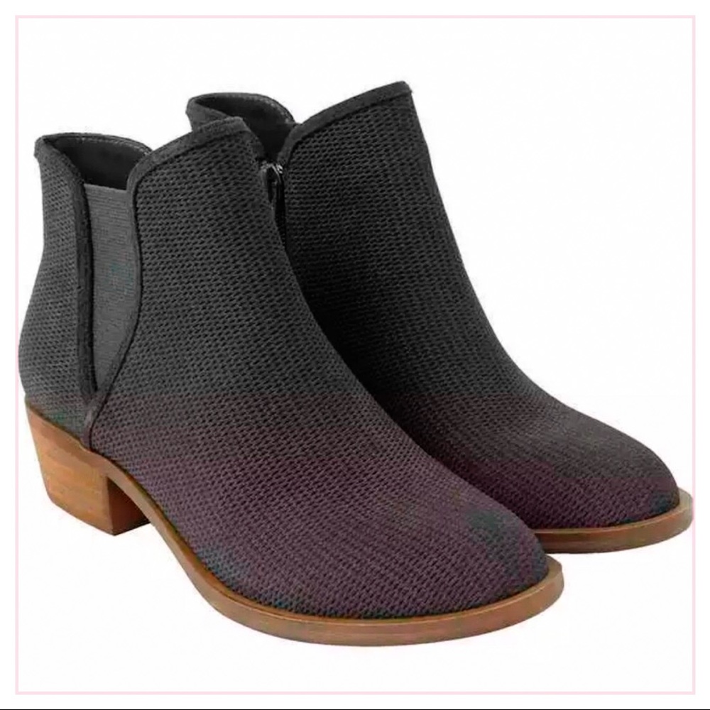 Kensie Gerona Perforated Dark Grey Suede Bootie - Picture 3 of 9